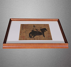 麻城书画装裱配框服务案例